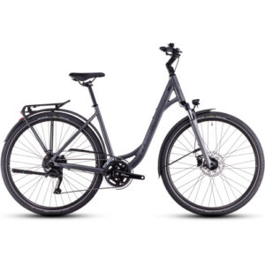 Dviratis Cube Touring Pro Easy Entry slabgrey’n’metal 2025-49 cm