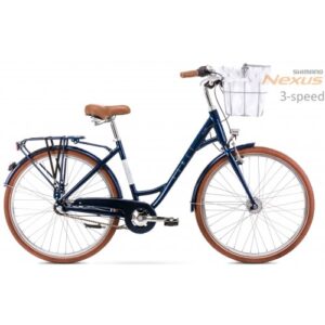 Dviratis Romet Pop Art Classic 28″ Alu 2022 blue mat-20″ / L