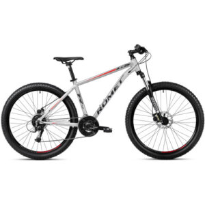 Dviratis Romet Rambler R7.2 27.5″ 2023 silver-red-grey-21″ / XL